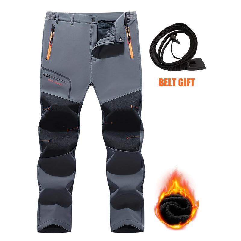 S1 New 2024 Men's Winter Trekking Pants-Fleece Lining, Windproof and Warm, Suitable for Skiing and Outdoor Adventure Dandy