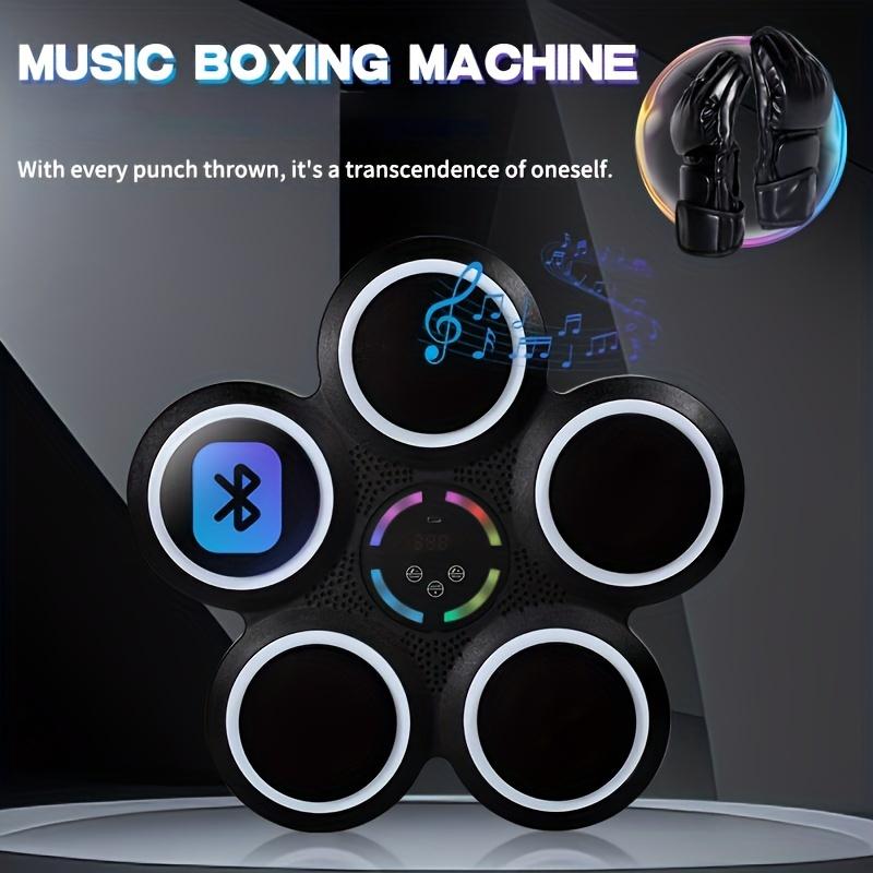 Smart Music Boxing Machine Wall-mounted Boxing Machine Height Adjustable LED Smart Counting 9 Speed Adjustment Modes 984.25-inch Wireless Mobile Music Connection With Boxing Gloves Sports Music Boxing Trainer