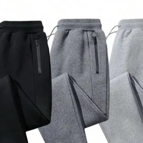 BenBen 3 Pack Men's Ultra Soft Fleece Joggers - Cozy, Comfy, Everyday Essential