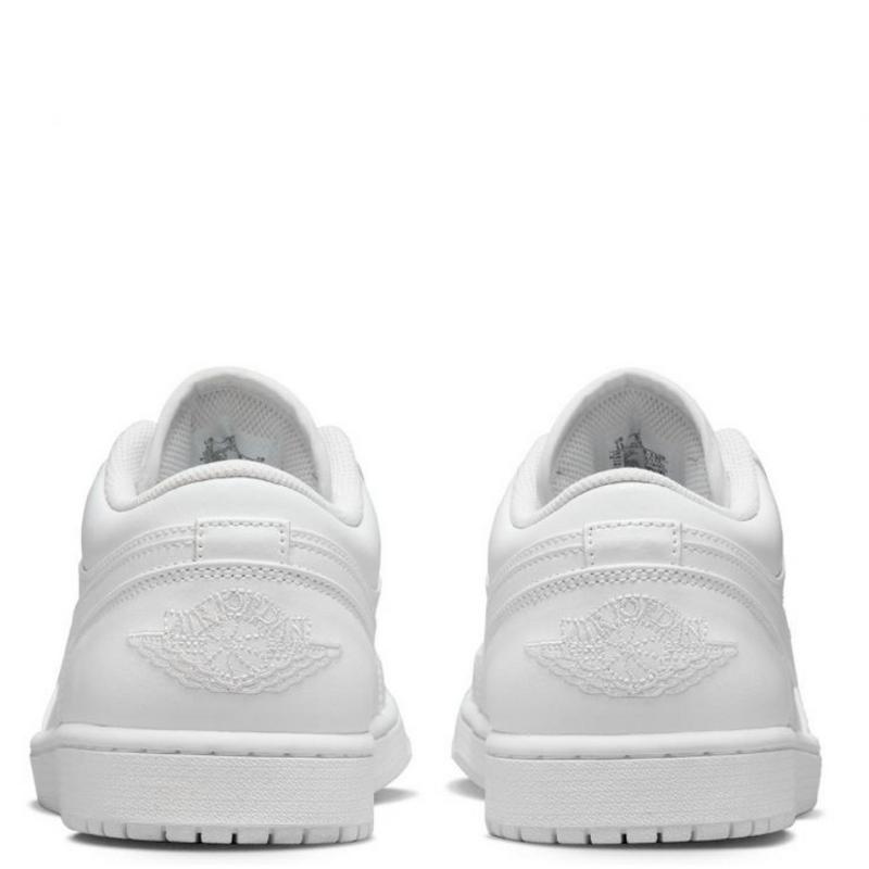 Nike Air Jordan 1 Low Triple White 553558-136 Mens Fashion Sneakers New