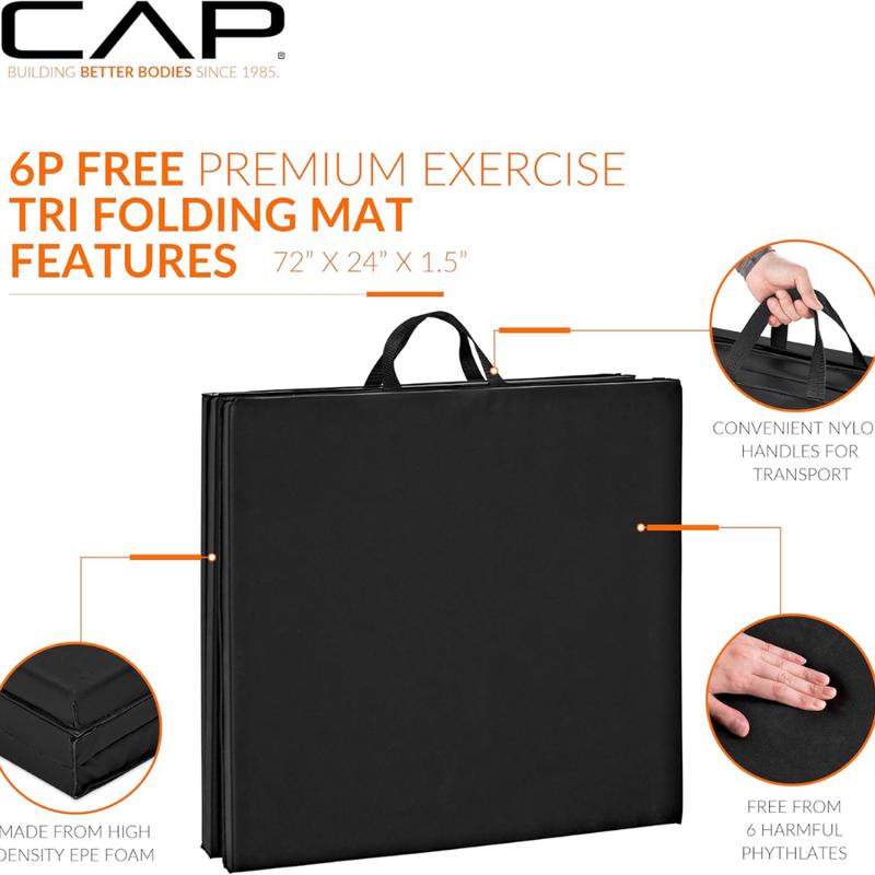 All Purpose Folding Anti Tear Exercise Training Gym & Gymnastics Balance Mat - Multiple Options