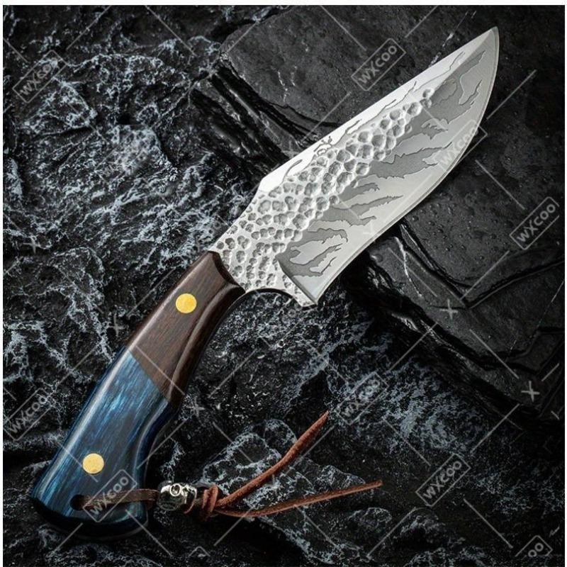 Kitchen Knife for Outdoor Camping Portable Stainless Steel Forged Pocket Knife - Perfect for Outdoor Camping and Barbecue! Hunting Knife Boning Knife BBQ outdoor knife