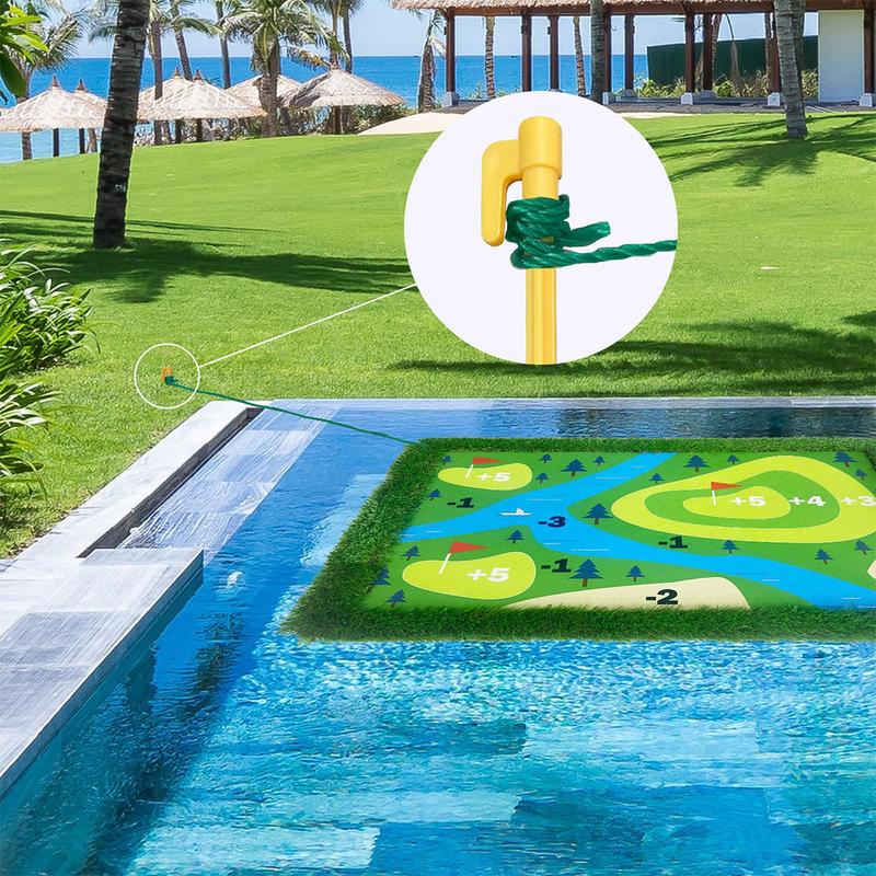 AYJKSEVEN Floating Golf Green for Pool, 2024 Upgraded 35