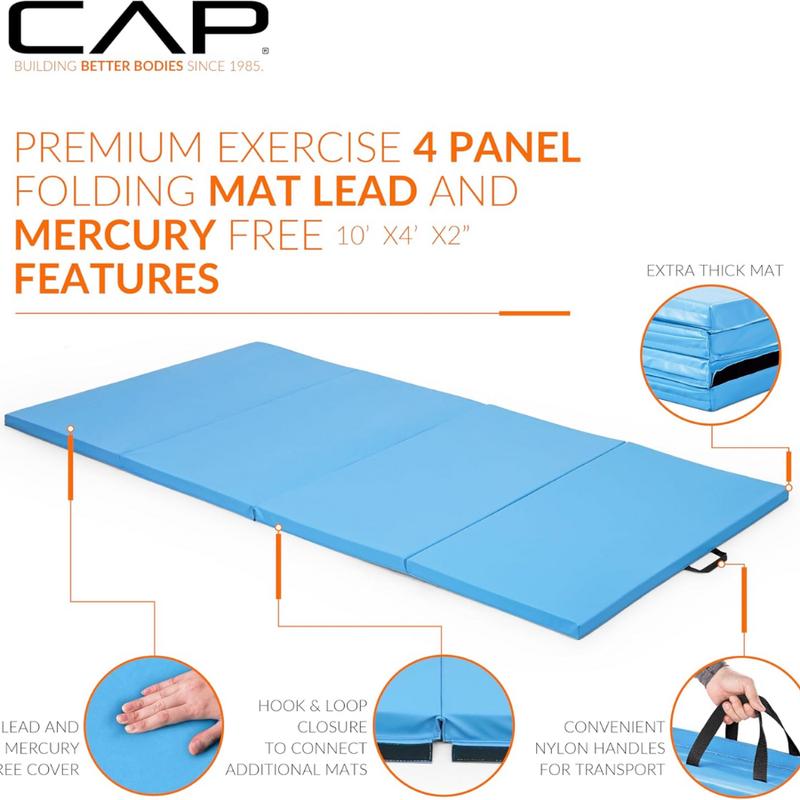 All Purpose Folding Anti Tear Exercise Training Gym & Gymnastics Balance Mat - Multiple Options