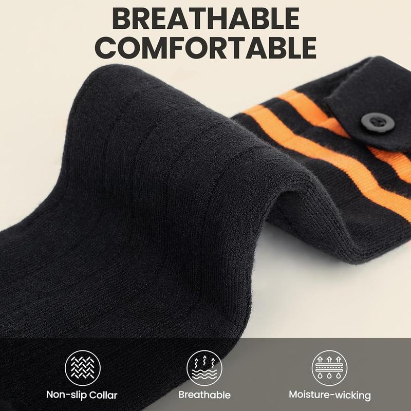 Heated socks for men and women, heated socks 5000mAh battery powered up to 10 hours, electric heated socks with APP control for outdoor work