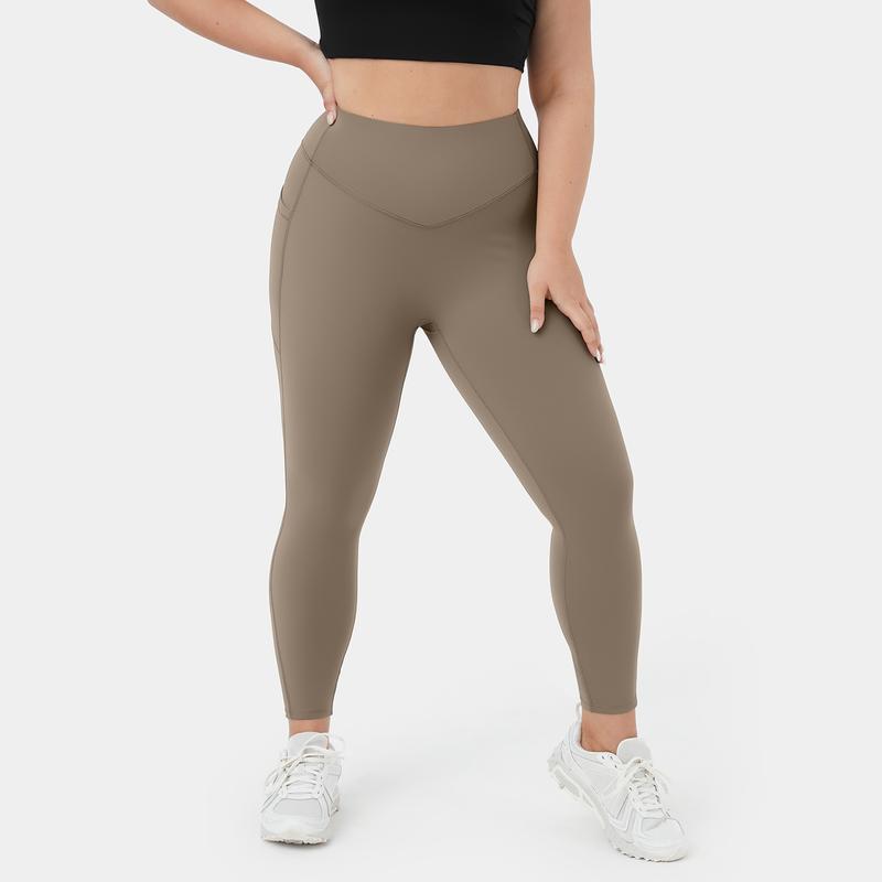 Halara SoCinched High Waisted Tummy Control Side Pocket Plus Size Shaping Training Leggings