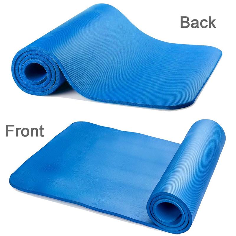 Patio Festival Thick Yoga Mat Non-Slip Large Fitness Foam Pilates with Carrying Strap (72