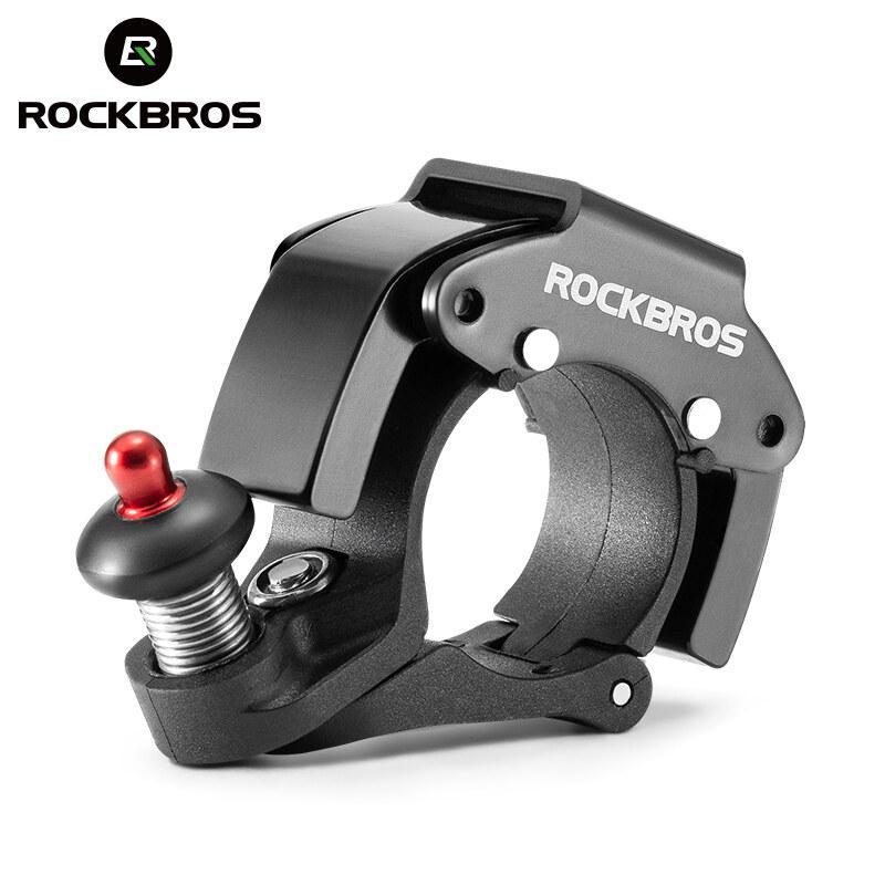 ROCKBROS Bike Bells Hidden MTB Bells Bicycle Bells for 22.2mm Handlebars, More Than 100dB, Clear & Long Sound Ringer