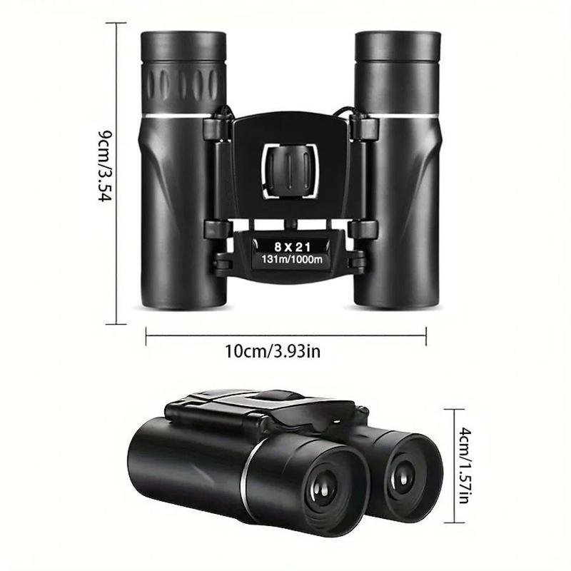 8x21 Binoculars, Portable High Precision Binoculars, Outdoor Sports Binoculars, Suitable for Travel Camping, Music Festival, Bird Watching, Hunting Tracking