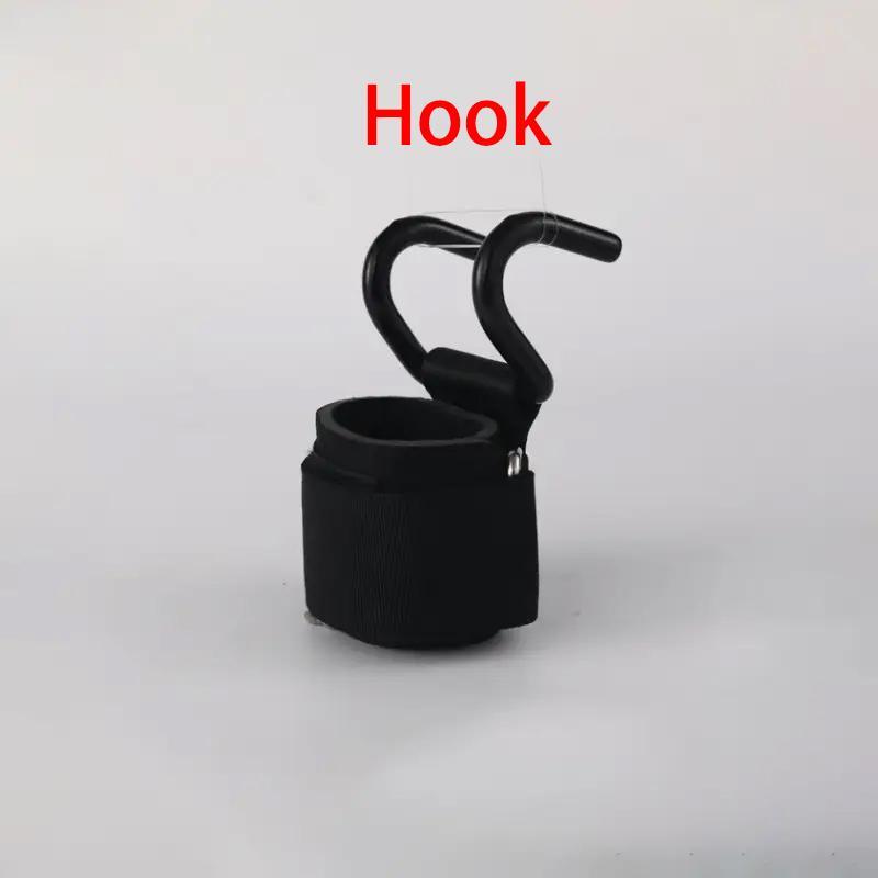 Heavy Duty Lifting Hooks with Padded Grips, 2 Counts Professional Lifting Hooks for Deadlifting, Pull Ups, and Powerlifting, Gym Equipment for Men and Women