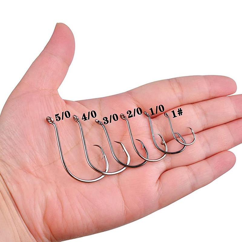 Fishing Hooks, Summer Gifts, 160pcs box Multi-size Stainless Steel Fishhook, Sharp Fish Hook with Box, Outdoor Fishing Accessories, Fishing Tackle Kit, Flyfishing, Solocamping, Picnicaesthetic, Christmas Gift