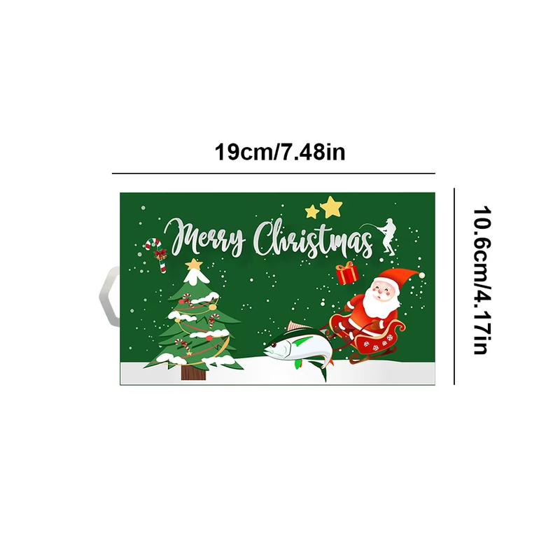 Fishing Lure Calendar Christmas Countdown 78Pcs Christmas Calendar Xmas Surprise Gift for Fishing Lover