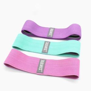 Integrated fitness resistance band, yoga elastic band, fitness fabric ring, hip exercise, thigh hip anti slip squat