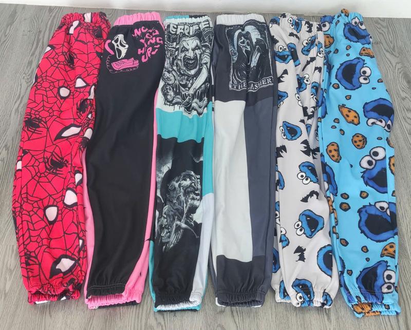 Preview You Can't Kill The BooGeyMan - purple, Halloween Jogger Pants, Horror Movie Pants, Jogger Pant For Men and Women, Horror Patchwork Sweatpants