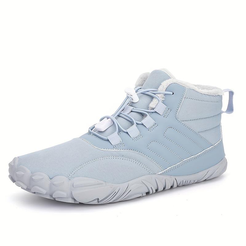 Barefoot Shoes Women Men Wide Toe Box Winter Cross Training Minimize Falling Difference Sole Cotton Boots Sneaker Hikie Shoes Snow Boots