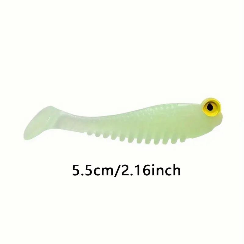 Luminous Fishing Lure, 10 20pcs Artificial Fishing Bait, Soft Fishing Lure, Fishing Accessories for Outdoor Fishing, Christmas, Christmas Gift