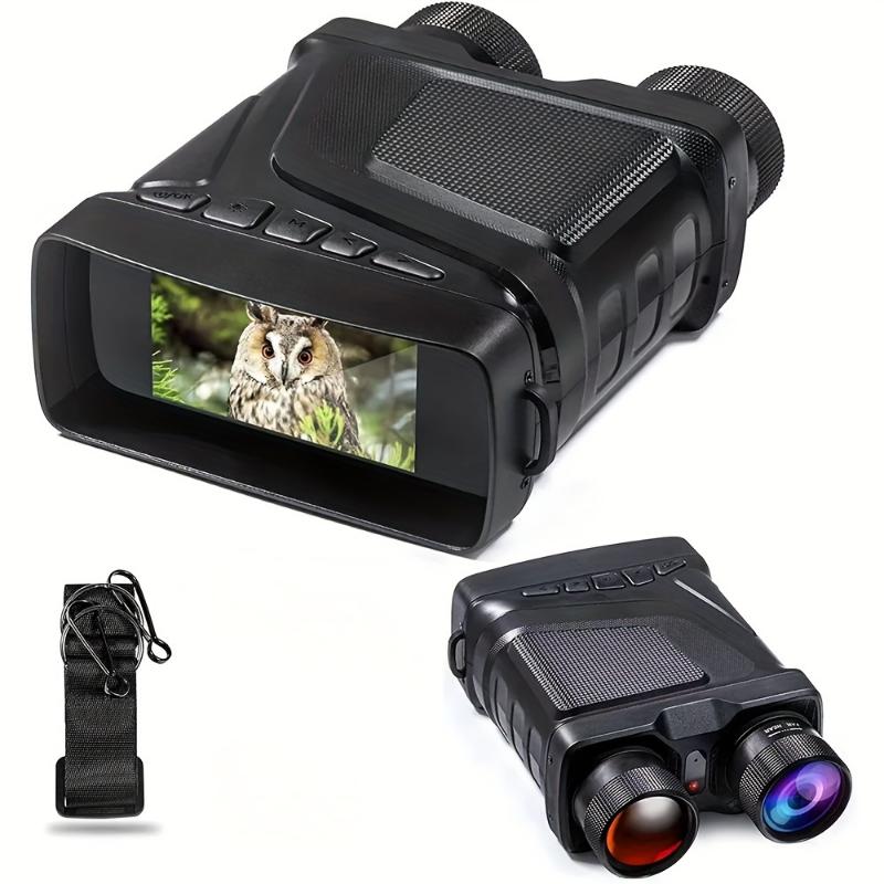 5X Digital Zoom Night Vision Goggles - 1080P HD 850nm Infrared Binoculars Device with 300m Full Dark Range for Outdoor Camping, Nighttime Surveillance, and Wildlife Observation