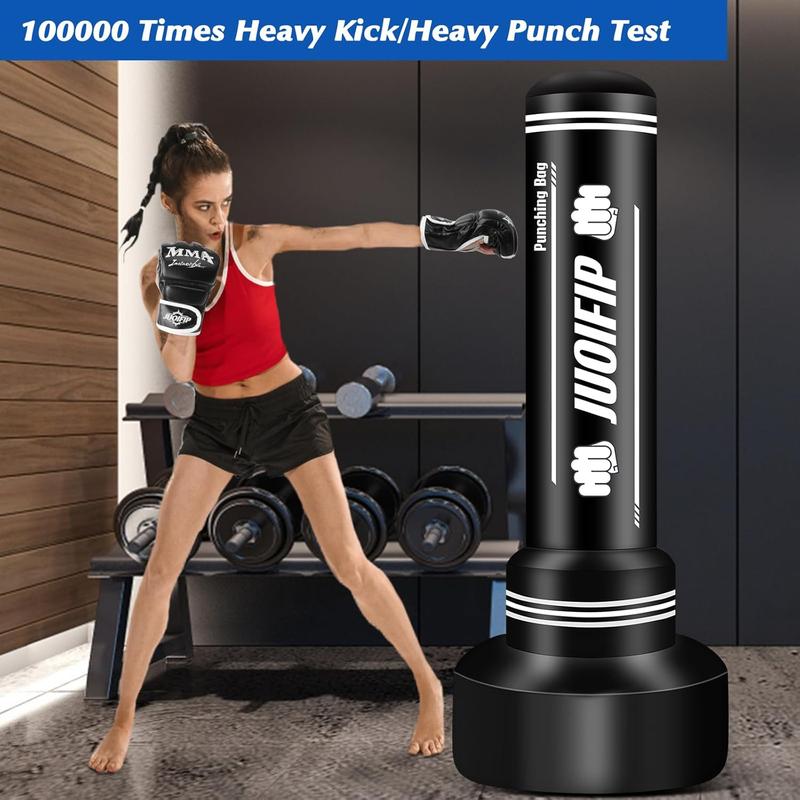 Heavy Punching Bag with Stand Adults Teens, 70