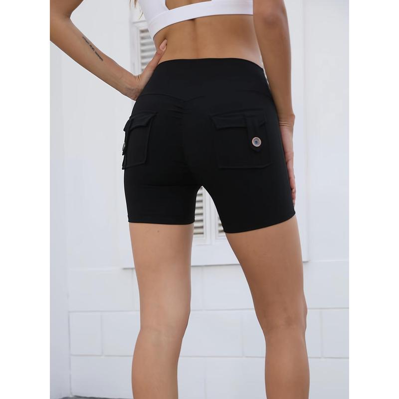 2024 new style nude three-quarter pants sexy yoga pants summer high-waisted peach hip-lifting exercise shorts fitness pants