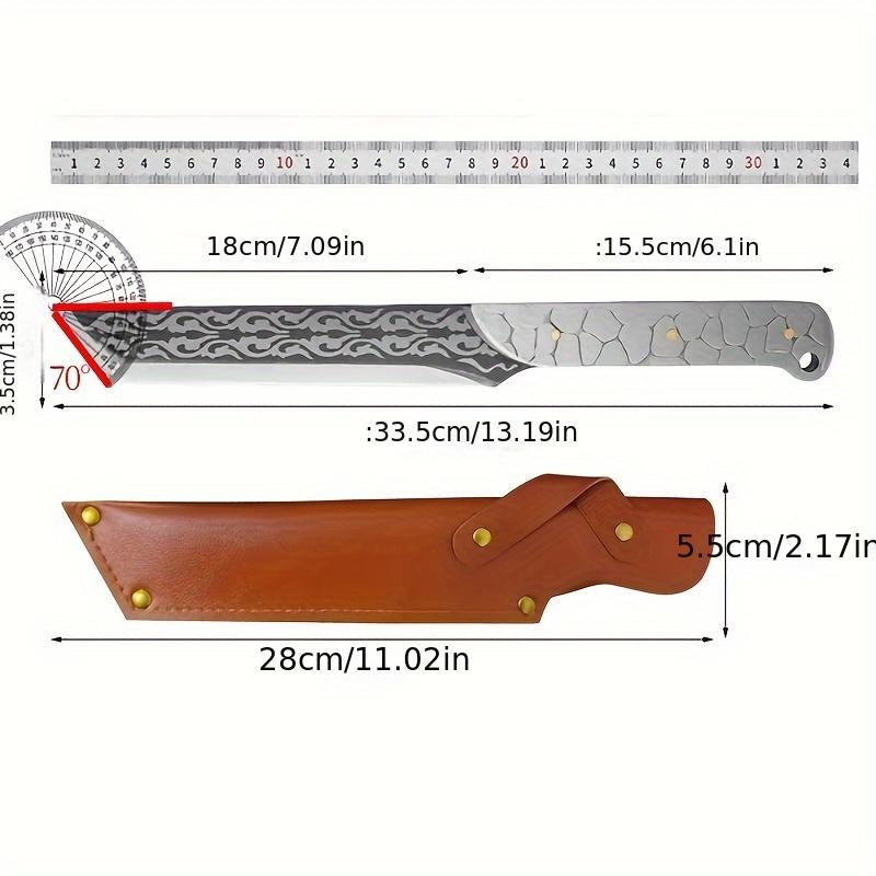 1 Outdoor Multi-Purpose Knife, Suitable for Barbecue, Yard Cutting, Cutting Barbecue Knife, Cutting Chicken Wings Knife, Barbecue Outdoor Cooking Dedicated Knife, Outdoor Boning Knife, Picnic Knife, Outdoor Adventure Survival Dedicated Knife